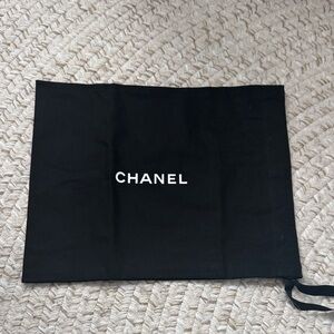 🖤CHANEL Black and White Logo Bag Dust Bag 🖤Brand NEW
